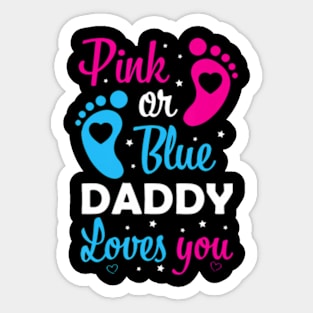 Gender Reveal Dad Daddy Father Family Sticker